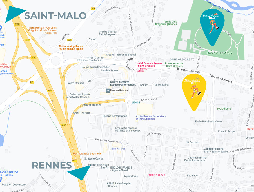 Les Métropolitaines Course à pied à StGrégoire, Rennes, Bretagne