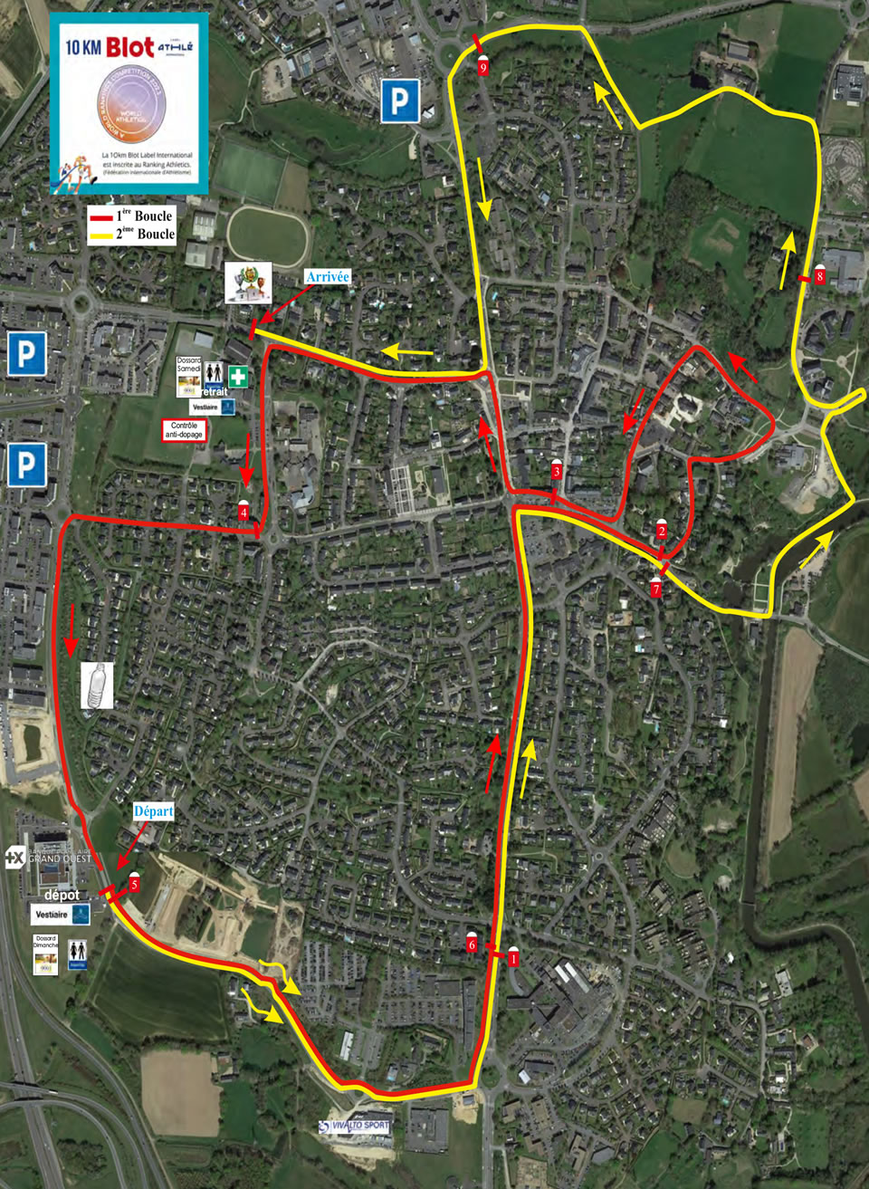 parcours 10km Blot